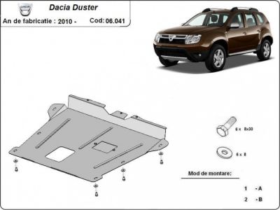 Scut motor Dacia Duster incepand din 2010