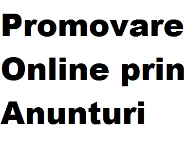 Promovare Online prin Anunturi