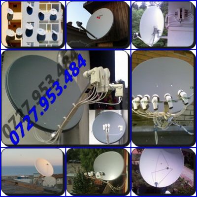 INSTALATOR ANTENE SATELIT - 0727953484 Sky Italia Sky UK DigiTurk NOVA Grece Digital CanalSat  