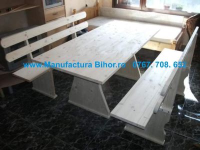Mobilier rustic pentru terasa, curte si gradina