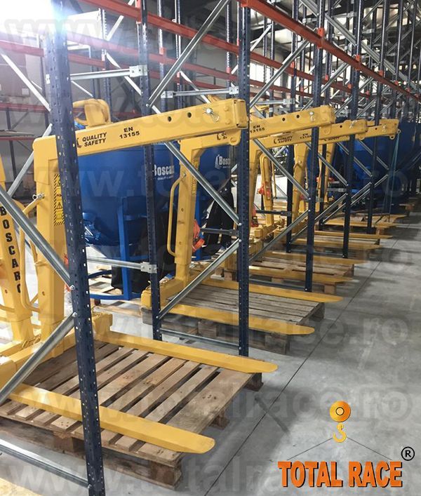   Furci paleti macara, furca pentru europaleti 