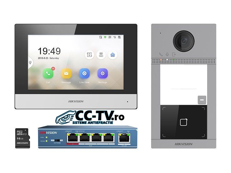 Montare, punere in functiune si configurare interfoane si video interfoane.