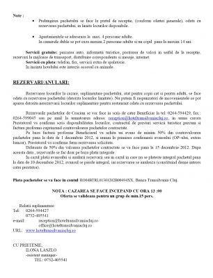 OFERTA SPECIALA CRACIUN DE POVESTE 2012 