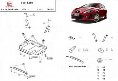 Scut motor metalic Seat