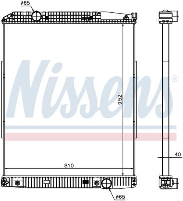 Radiator Mercedes Actros