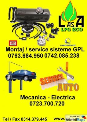 Instalatii GPL Bucuresti, montaj, reparatii, diagnosticare