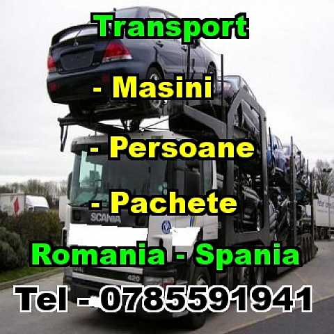 Transport Pachete Masini Marfa pe ruta Romania Spania si retur