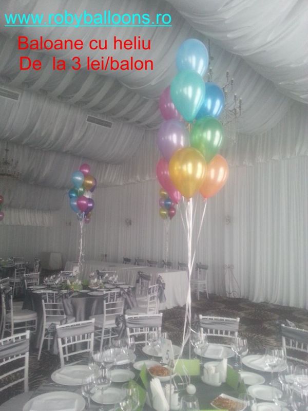 Decoratiuni cu baloane - Baloane cu heliu