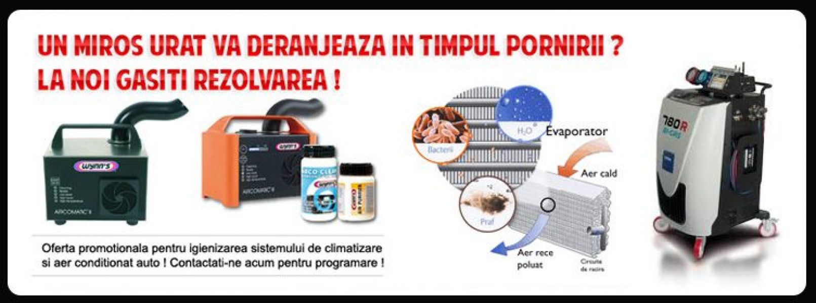 Igienizare aer conditionat auto