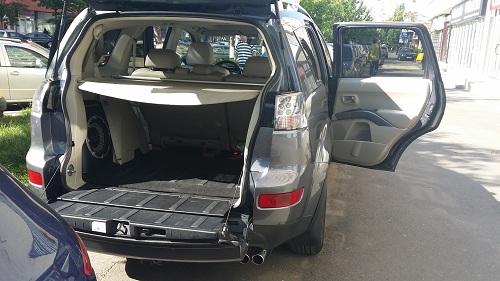 Mitsubishi Outlander din 2008 Navi Piele DVD Camera