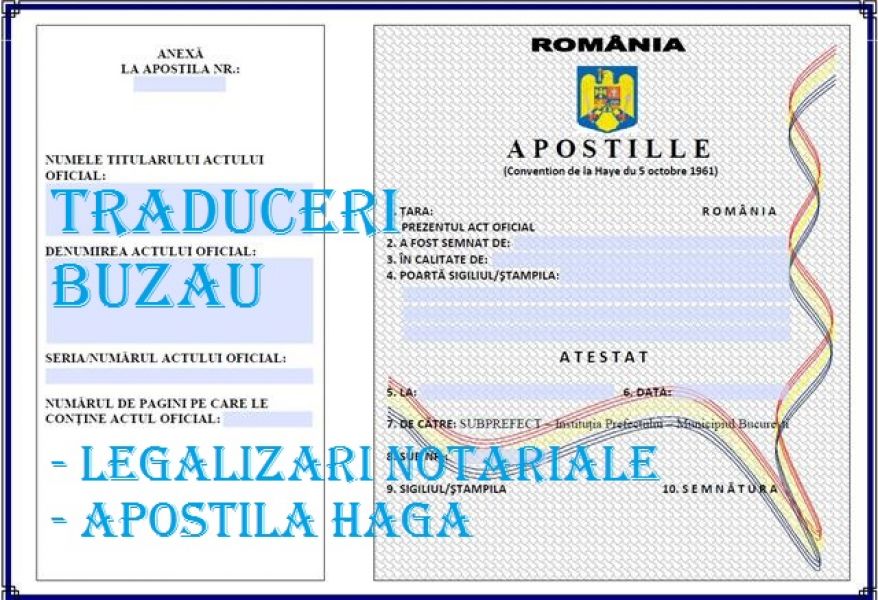 Traducatori Buzau + Ramnicu Sarat + Nehoiu - traduceri autorizate - AHR - livrare acte acasa  