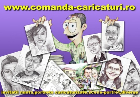 Caricaturi, portrete, picturi, cadoul ideal pentru cei dragi