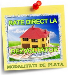 Apartamente de vanzare cu rate la dezvoltator - 2 camere = 38.000 euro