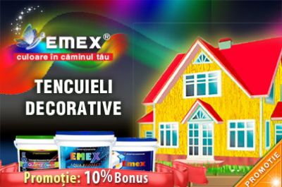 PROMOTIE:Tencuieli Decorative �Emex�