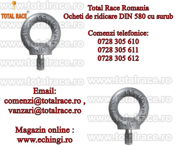 Inel de ridicare surub DIN 580 M20