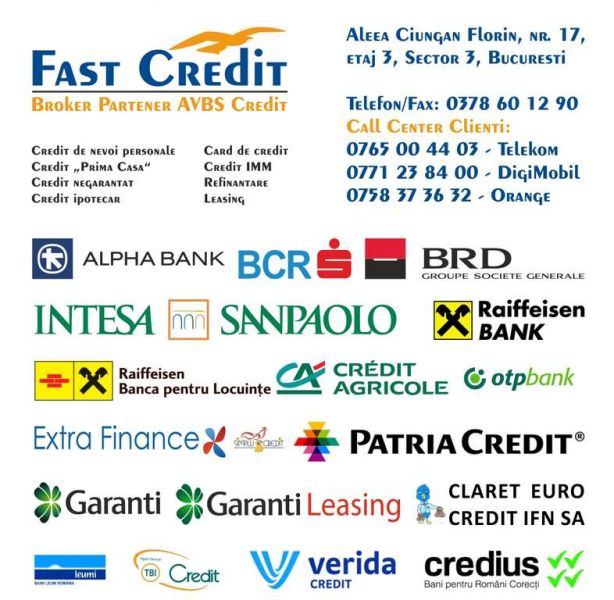 Credite Bancare si IFN rapide fara drumuri la banca