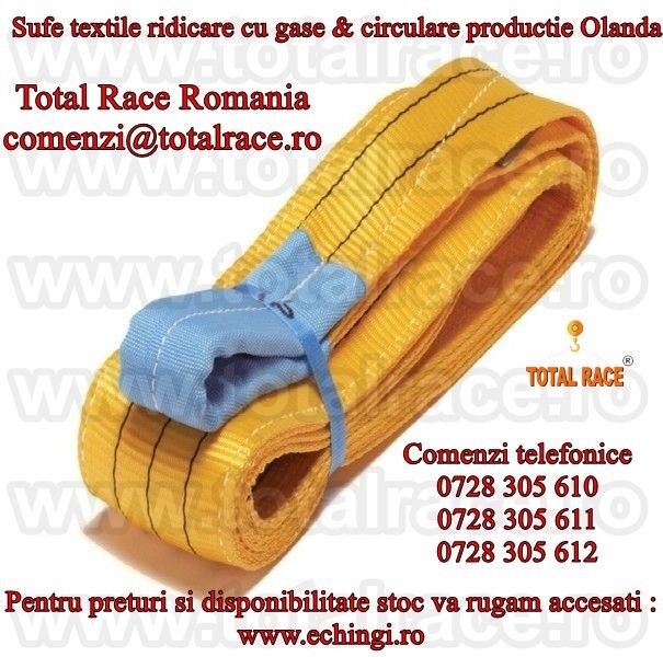 Sufe textile, sufe de ridicare, spense textile circulare, chingi circulare echingi.ro