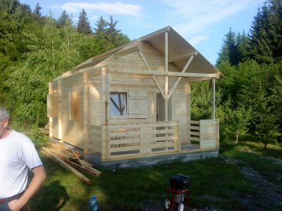 Casa de lemn Rebeca 6,8x4m
