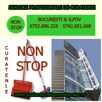 Curatenie,spalat mocheta non stop