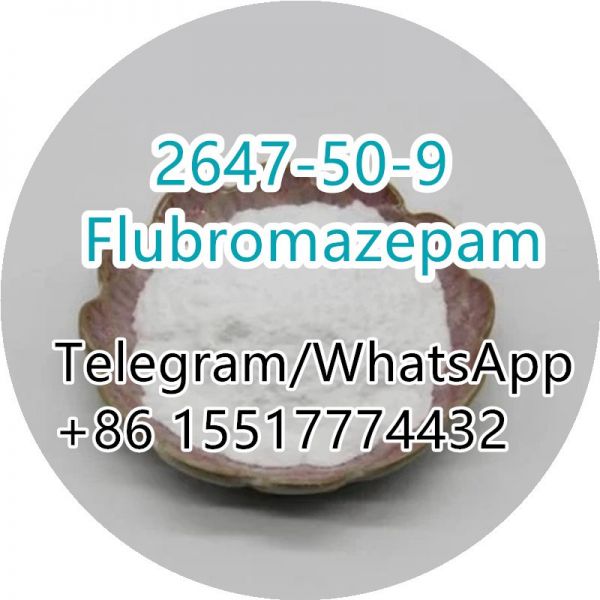 Cas 2647-50-9 Flubromazepam	High quality supplier in China	good price in stock for sale