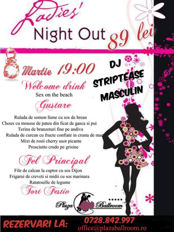 Oferta Ziua Femeii 2016 Trattoria Vivaldi - Plaza Ballroom