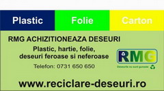 Achizitii deseuri plastic