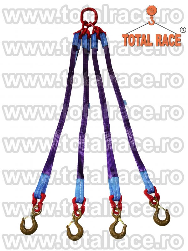 Dispozitive ridicare chingi 4 brate cu carlige cu ochi si siguranta