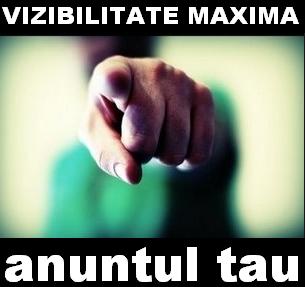 Vizibilitate maxima pentru anuntul tau