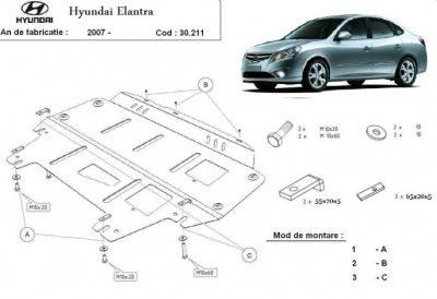 Scut motor metalic Hyundai Elantra