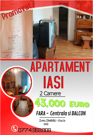 Apartament Iasi | zona Zimbru Dacia