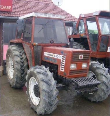 Tractor agricol Fiatagri 80-66 DT cu cabina Santion