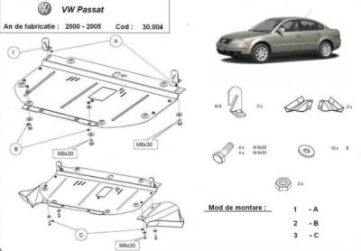 Scut motor VW Passat B5.5 
