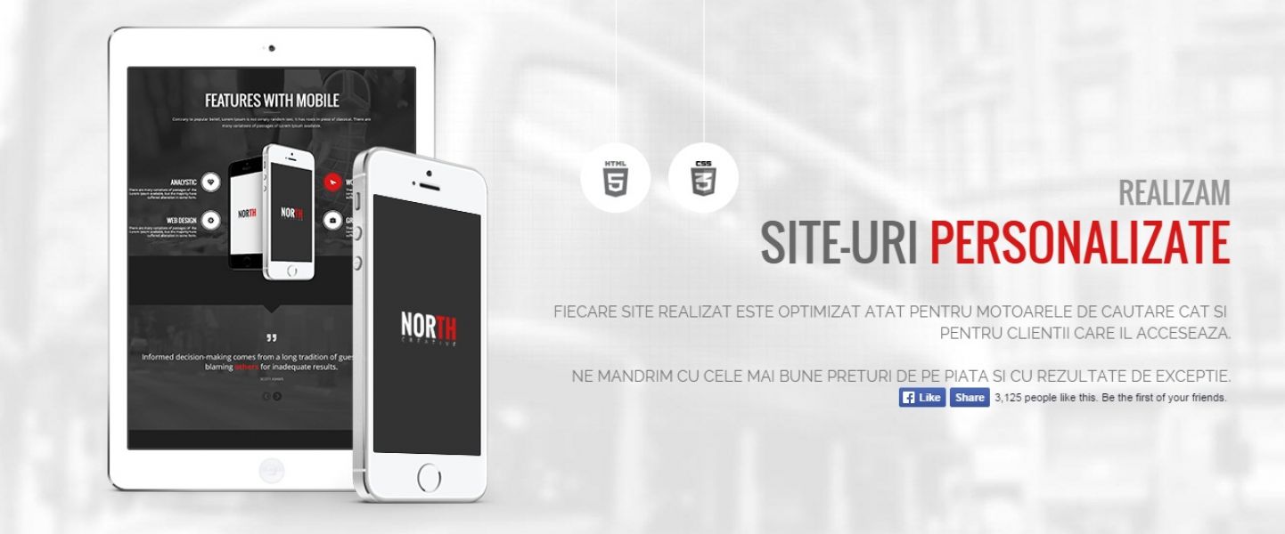 Realizare site web prezentare