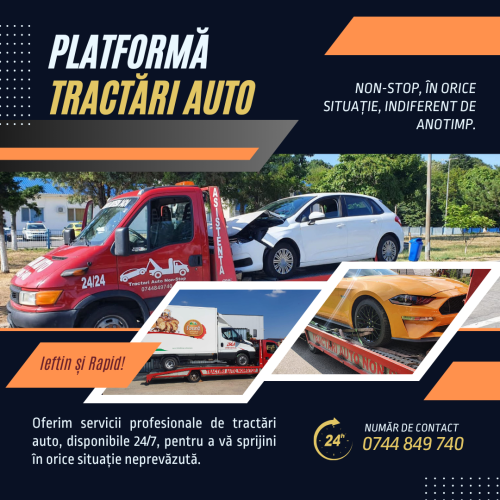 Tractari Auto si Asistenta Rutiera Non Stop 24/7