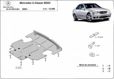 Scut motor Mercedes C Class dupa 2006