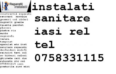 instalator  sanitari iasi