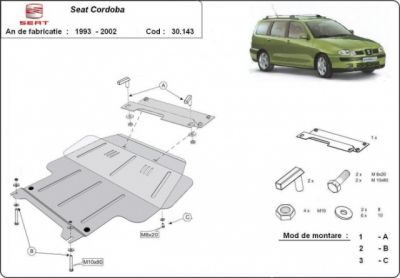 Scut motor si cutie Seat Cordoba 1993 - 2002