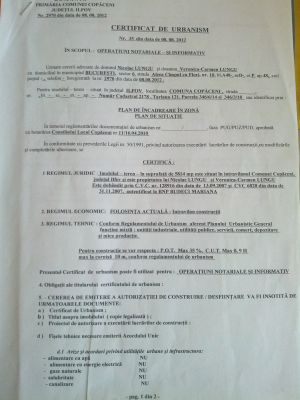 Teren Intravilan Lotizat.C-tii.Destinatie Mixta in Copaceni judetul Ilfov(Sud)