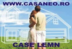 Constructii case lemn la cheie cu TVA - 325 euro/ mp