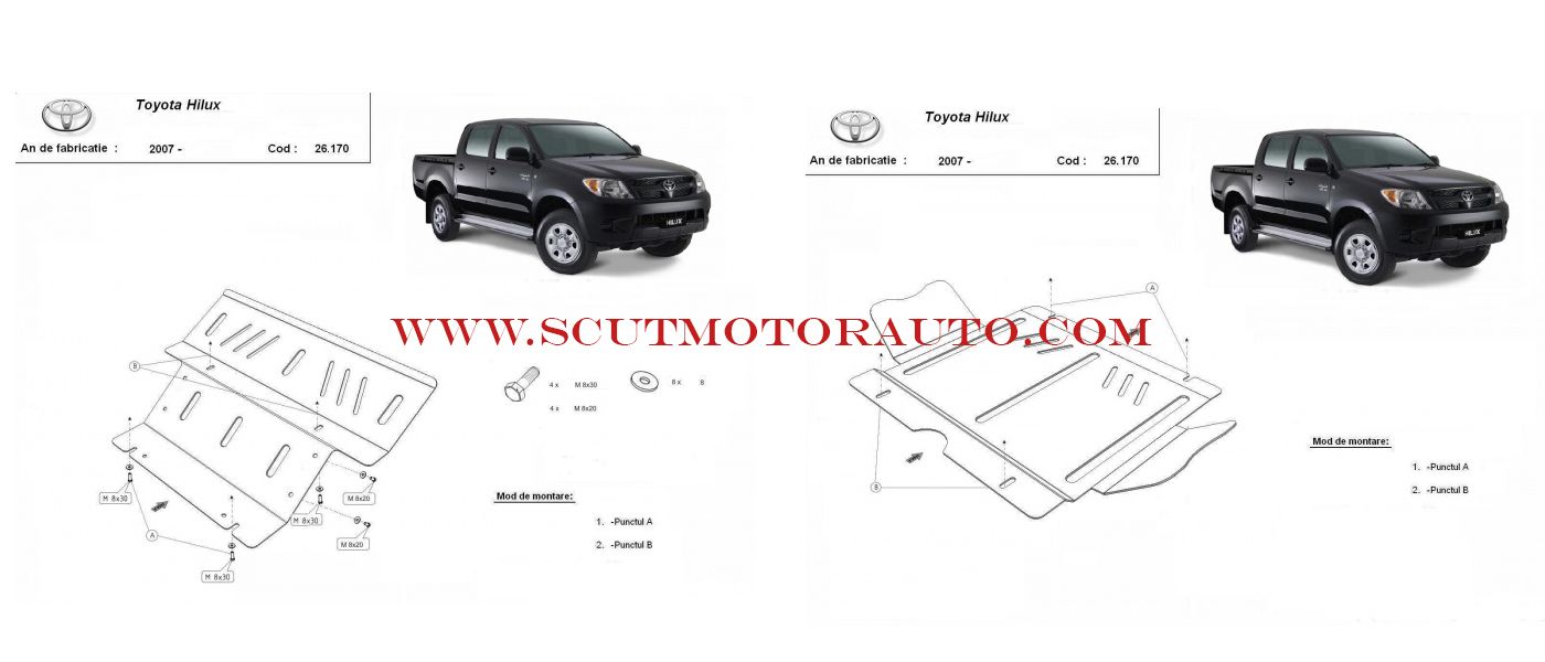 Scut motor Toyota Hilux 2005 - 2015