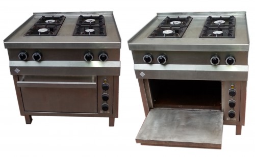 Aragaz gaz 4 focuri si cuptor MKN second