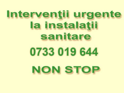 Instalator sanitar Bucuresti