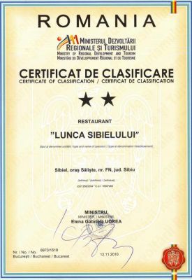 Clasificare unitati de alimentatie publica.