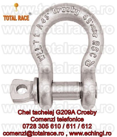  Accesorii pentru lanturi si chingi : chei de tachelaj , gambeti G209A Crosby� 