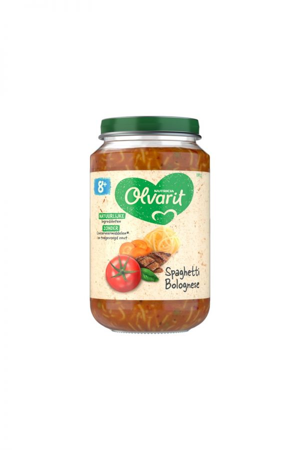  Olvarit mancare olandeza bebelusi Spaghete Bolognese cu Vita 8+ luni Total Blue 0728.305.612