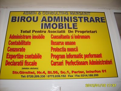 Administrare imobile cenzor asociatii