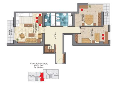 Apartament in bloc- parc Tineretului