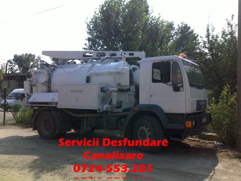 Servicii desfundare retele canalizare 0724553281