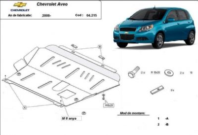Scut metalic Chevrolet Aveo dupa 2008