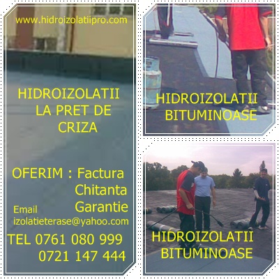 hidroizolatii terase